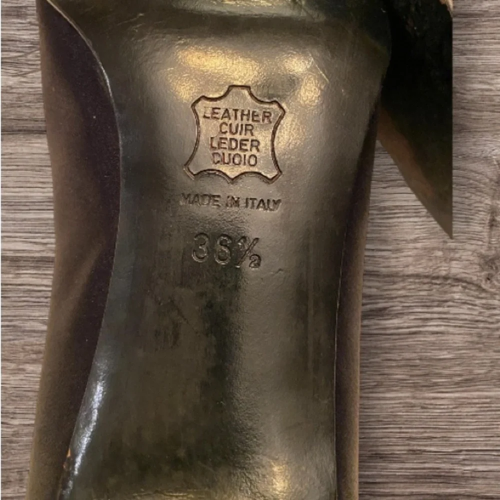 FENDI Black Satin Pumps with Rhinestone Buckle Size IT 36.5/US 6.5 - Picture 5 of 8